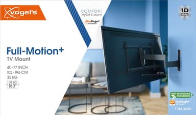 Vogels COMFORT Full Motion+ TV seinäteline TVM3645 (musta)