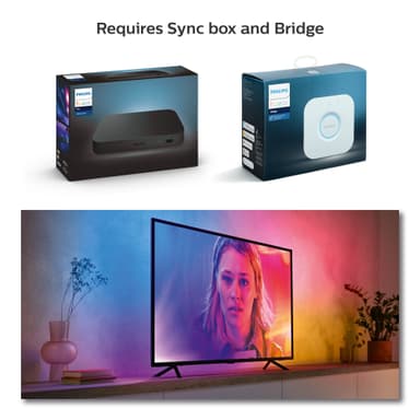 Philips Hue Gradient valonauha TV 75"