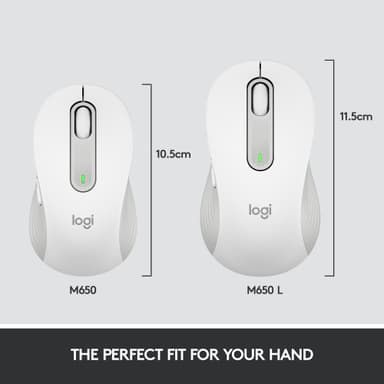 Logitech Signature M650 Large langaton hiiri (valkoinen)