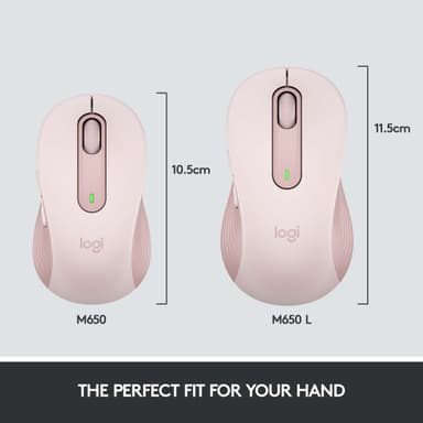 Logitech Signature M650 Large langaton hiiri (ruusu)