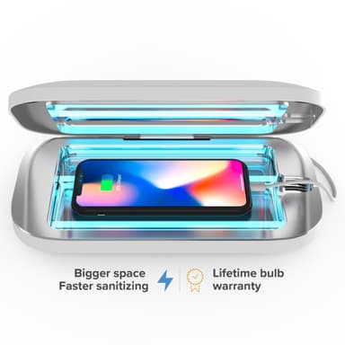 PhoneSoap Pro puhelimen desinfiointilaite (valkoinen)