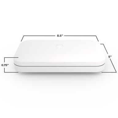 PhoneSoap 3 puhelimen desinfiointilaite ja laturi (valkoinen)