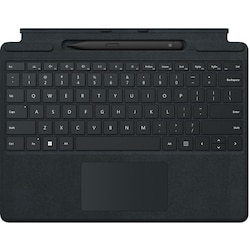 Microsoft Surface Pro 8/9  näppäimistö + Surface Slim Pen 2 (musta)