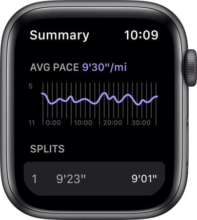 Apple Watch Nike SE 44mm GPS (harmaa/musta Nike-ranneke)