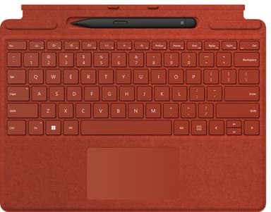 Microsoft Surface Pro 8/9 suojakuori näppäimistöllä (punainen)