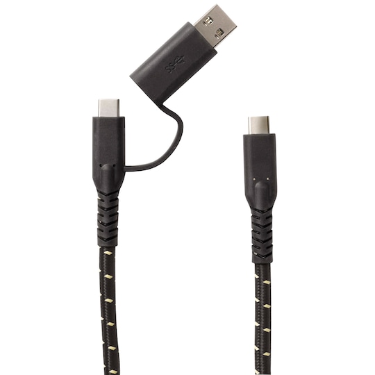 Fairphone 4 USB-C 3.2 latauskaapeli 1,2m (musta)