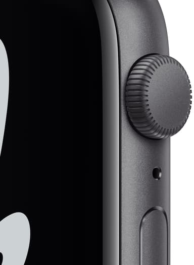 Apple Watch Nike SE 44mm GPS (harmaa/musta Nike-ranneke)
