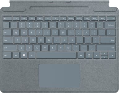 Microsoft Surface Pro 8/9 suojakuori näppäimistöllä (jäänsininen)