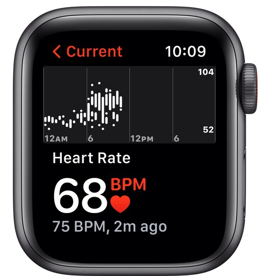 Apple Watch Nike SE 40 mm LTE (harmaa alu./antr. musta sport-ranneke)
