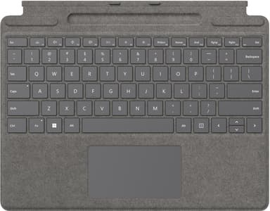 Microsoft Surface Pro 8/9 suojakuori näppäimistöllä (platina)