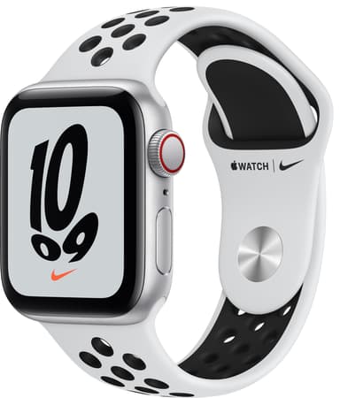 Apple Watch Nike SE 40mm GPS+Cellular (hopea/platinanvalk. ranneke)