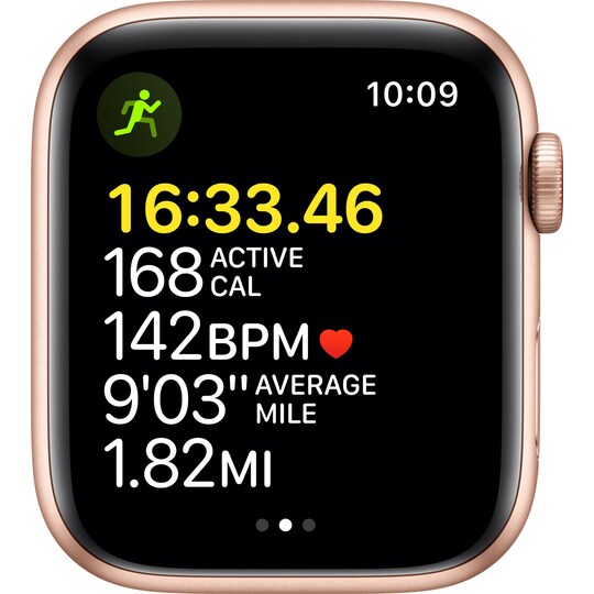 Apple Watch SE 44 mm LTE (kultainen alu./tähtivalkea sport-ranneke)