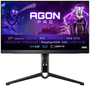 AOC AG274FZ 27″ pelinäyttö
