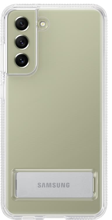Samsung Galaxy S21 FE Clear Standing Cover suojakuori (läpinäkyvä)