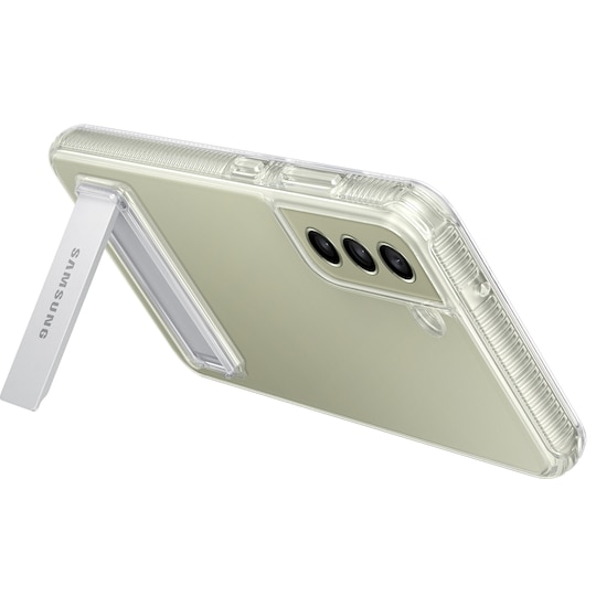 Samsung Galaxy S21 FE Clear Standing Cover suojakuori (läpinäkyvä)