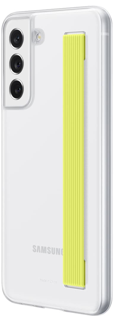 Samsung Galaxy S21 FE Clear Strap suojakuori (valkoinen)