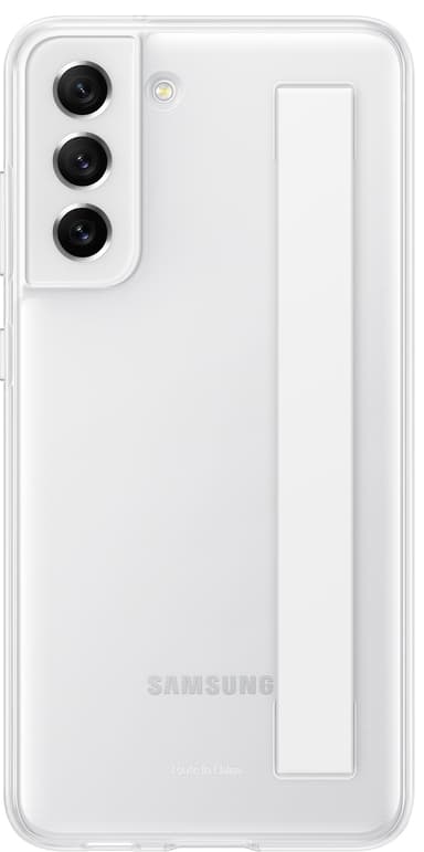 Samsung Galaxy S21 FE Clear Strap suojakuori (valkoinen)