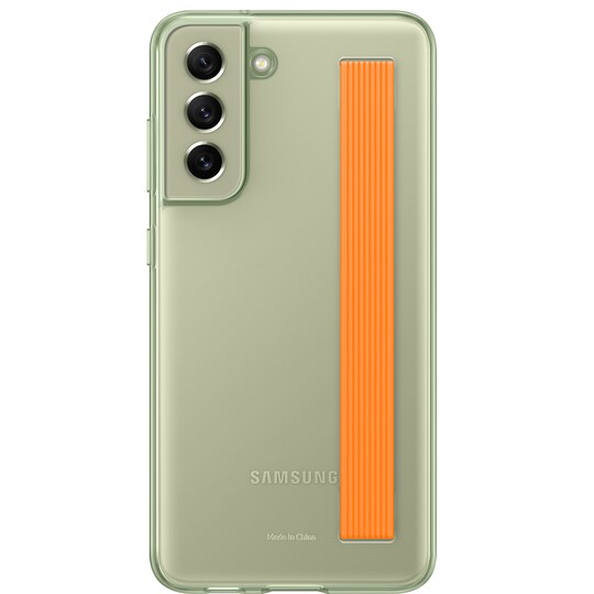 Samsung Galaxy S21 FE Clear Strap suojakuori (vihreä)