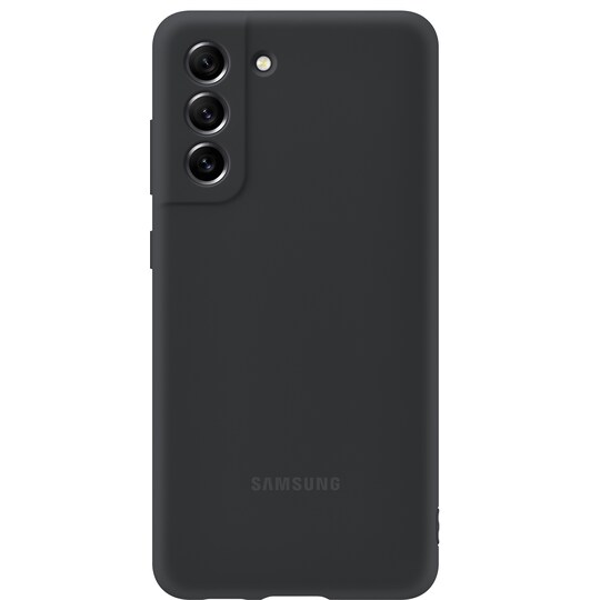Samsung Galaxy S21 FE silikoninen suojakuori (musta)