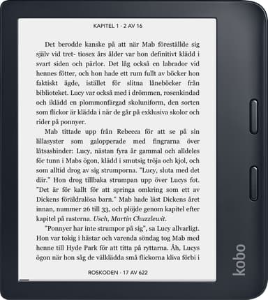 Kobo Libra 2 e-kirjan lukija (musta)