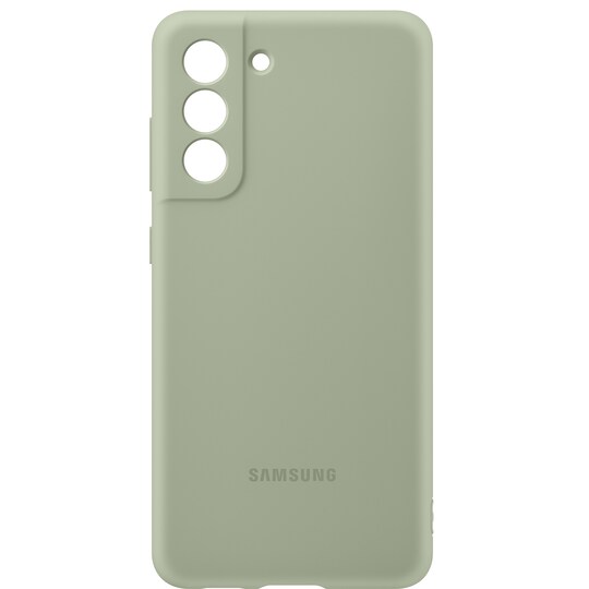 Samsung Galaxy S21 FE silikoninen suojakuori (oliivinvihreä)