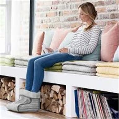 Medisana Jalkalämmitin FWS Lämmitysaste 3, Henkilömäärä 1, Pestävä, Kaukosäädin, Öko-Tex® standardi 100, 100 W, Harmaa