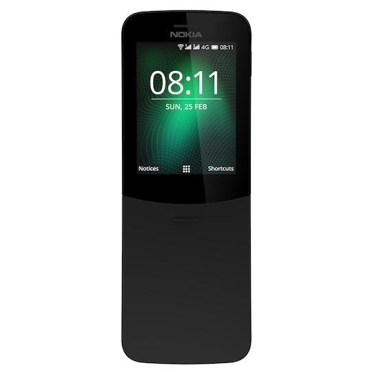 Nokia 8110 4G matkapuhelin (musta)