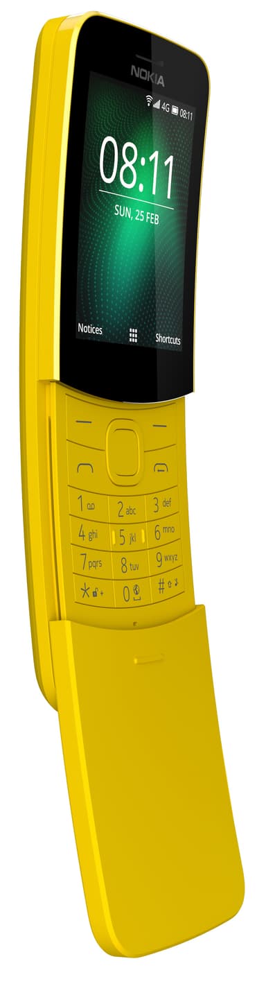 Nokia 8110 4G matkapuhelin (keltainen)