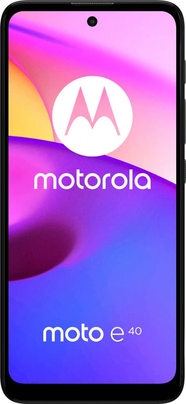 Motorola Moto E40 älypuhelin 4/64 (hiilenharmaa)