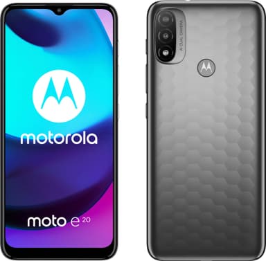 Motorola Moto E20 älypuhelin 2/32 (grafiitinharmaa)