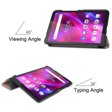 Lenovo Tab M7 (3rd Gen) Kolminkertainen suojakotelo - ruusukulta
