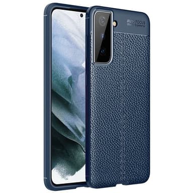 Nahkakuvioitu TPU kuori Samsung Galaxy S22 Plus  - sininen