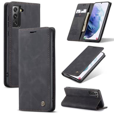 CaseMe Smart FlipCase Samsung Galaxy S22  - musta