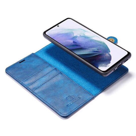 Lompakkokotelo DG-Ming 2i1 Samsung Galaxy S22  - sininen
