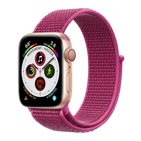 Nylonrannekoru Apple Watch 6 (40 mm) - Dragon Fruit