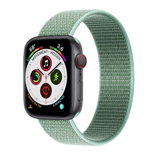 Apple Watch 6 (44 mm) nylonrannekoru - Marine Green