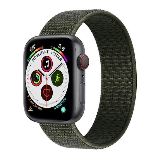 Apple Watch 6 (44 mm) nylonrannekoru - Military Khaki