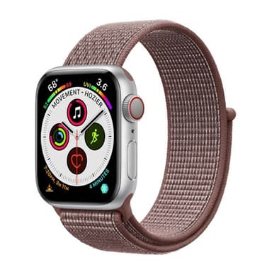 Apple Watch 6 (44 mm) nylonrannekoru - Smoke Mauve
