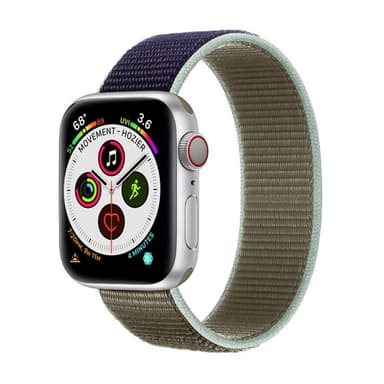 Nylonrannekoru Apple Watch 6 (40 mm) - Khaki Blue