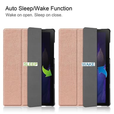 Kolminkertainen telinekotelo Samsung Galaxy Tab A8 10.5"" (2021) -ruusukulta