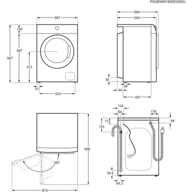 Electrolux TimeCare pyykinpesukone EW2F3047R5