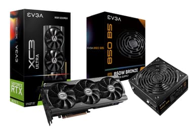 EVGA GeForce RTX 3070 Ti XC3 ULTRA GAMING + PSU EVGA B5 850W 80+ Bronze BU