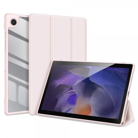Samsung Galaxy Tab A8 10.5 X200 X205 Kotelo TOBY Series Vaaleanpunainen