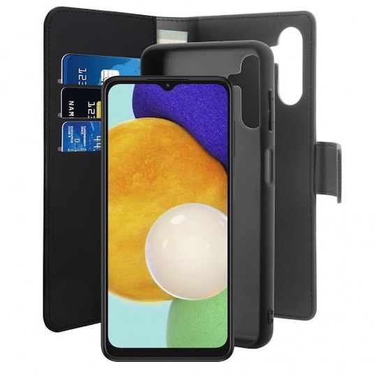 Samsung Galaxy A13 5G Kotelo 2 in 1 Wallet Case Musta