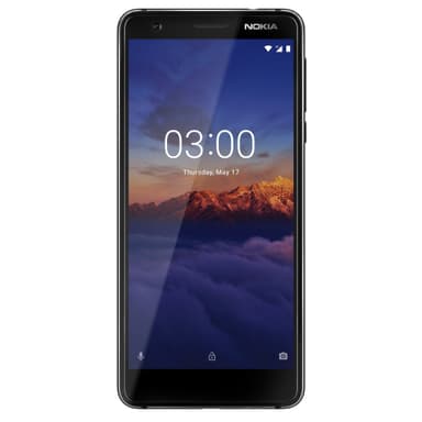 Nokia 3.1 (2018) älypuhelin (musta)