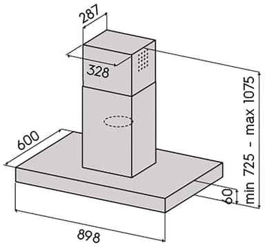 Savo I-6509-W2 liesituuletin 90cm valkoinen