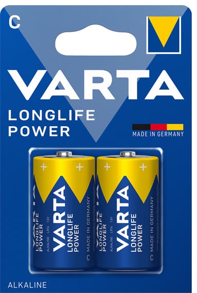 Varta Longlife Power C paristot (2 kpl)