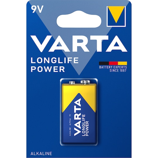 Varta Longlife Power 9V paristo (1 kpl)