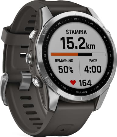 Garmin Fenix 7S älykello, 42mm (grafiitti)