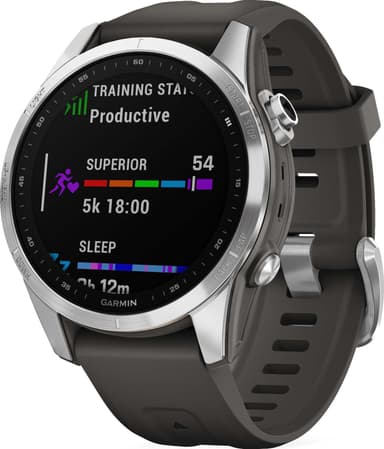 Garmin Fenix 7S älykello, 42mm (grafiitti)